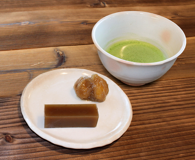 画像：抹茶セット